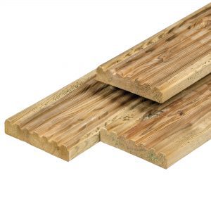 Tábua de deck pinho tratado 2.8x14.0cm (vários comprimentos)