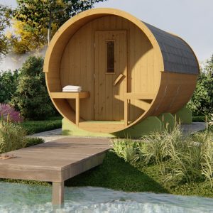 Sauna Barrel Ø215x400 (madeira termo tratada)