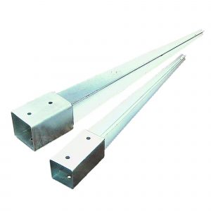 Suporte de enterrar para postes secção 7,10x7,10cm