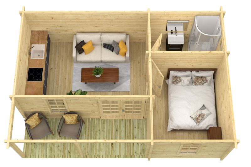 Ollie Bungalow - 731 x 498cm - Image 11