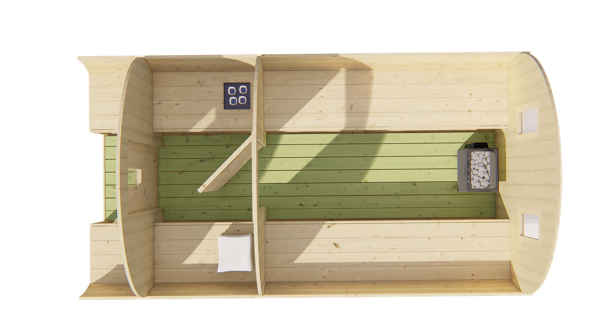 Sauna Barrel Ø215x400 (madeira termo tratada) - Image 4