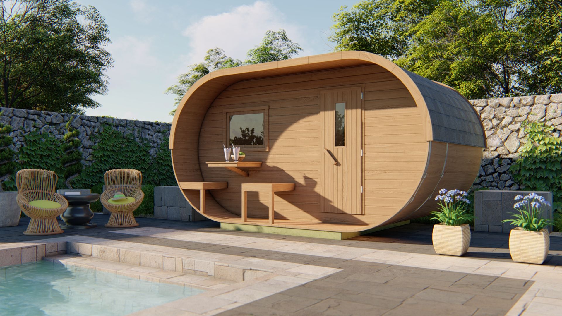 Sauna Oval (Abeto) - Image 3