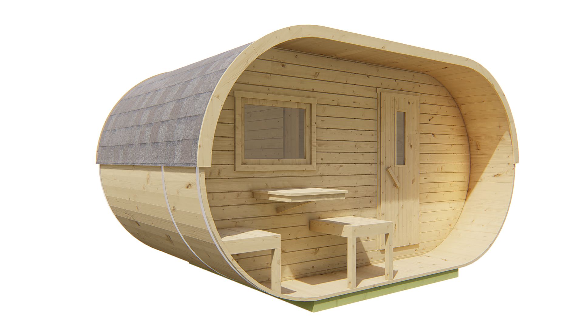 Sauna Oval (Abeto) - Image 4