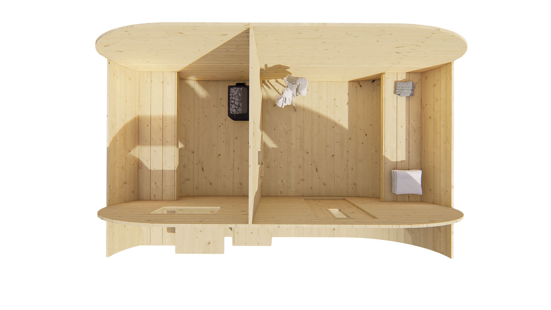 Sauna Oval (Abeto) - Image 6