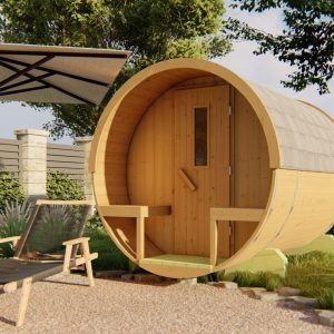 Sauna Barrel Ø205x250 (madeira termo tratada)