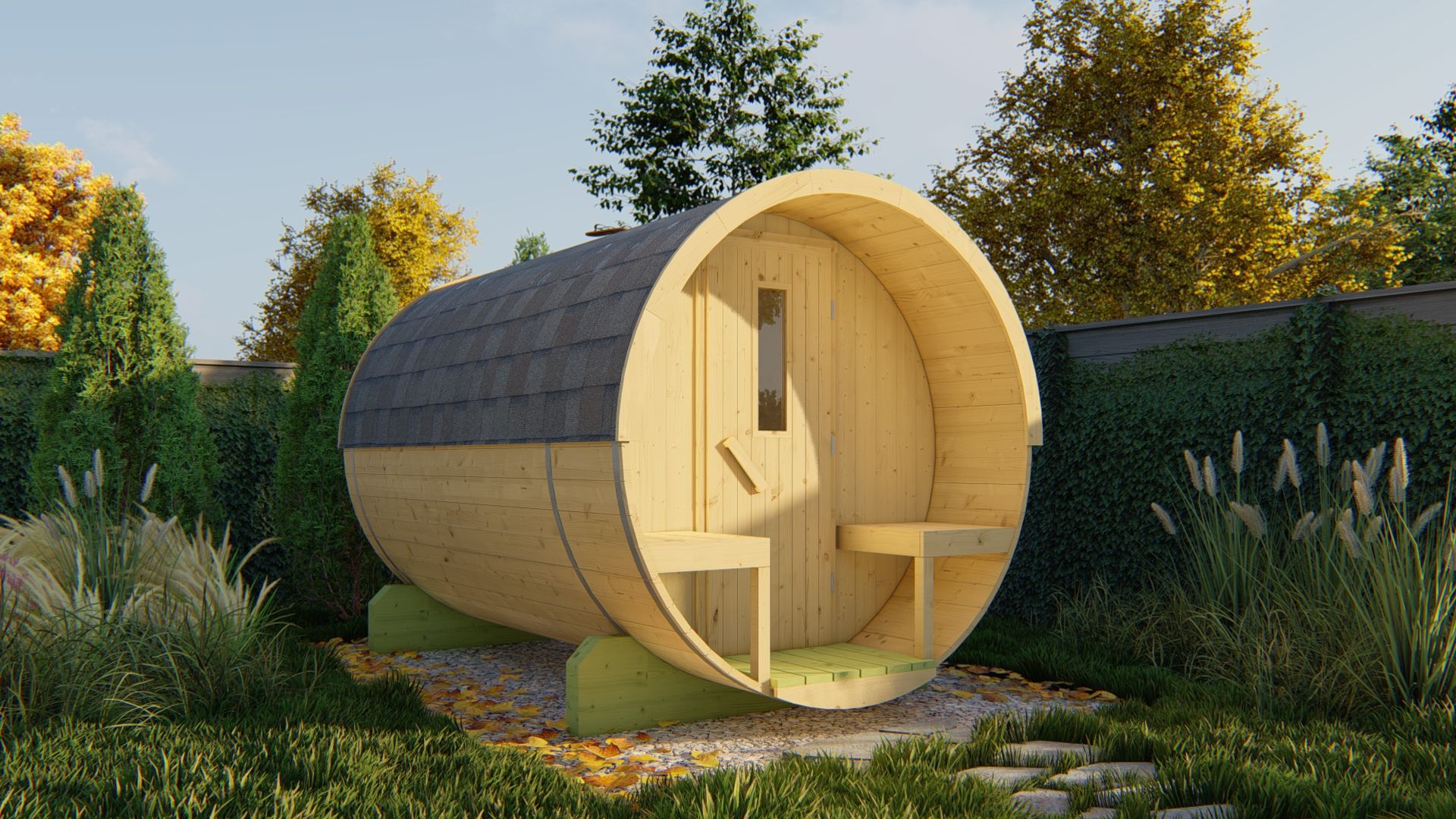 Sauna Barrel Ø205x300 (Abeto)