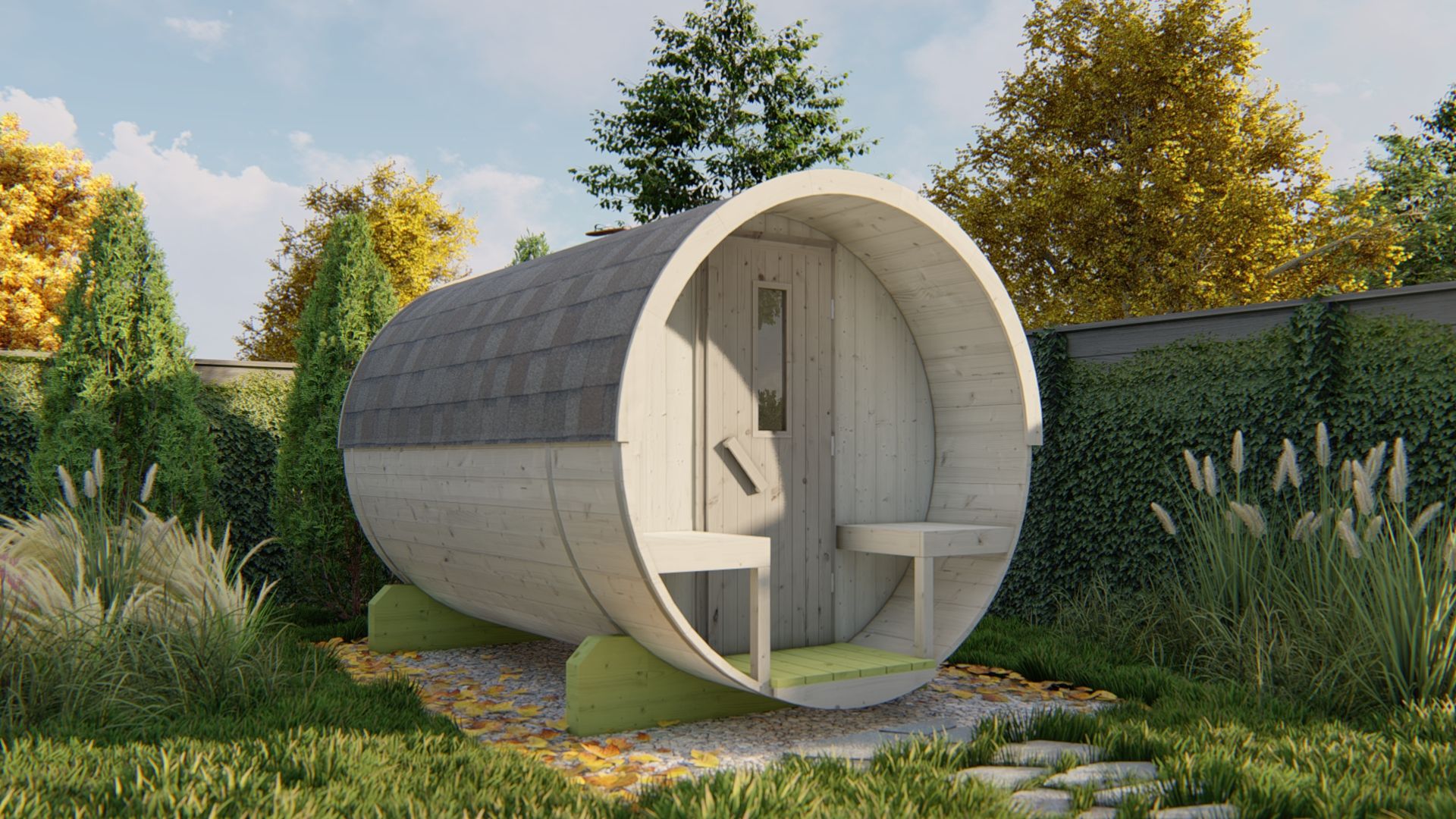 Sauna Barrel Ø205x300 (Abeto) - Image 2
