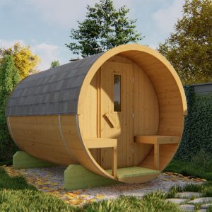 Sauna Barrel Ø205x300 (madeira termo tratada)