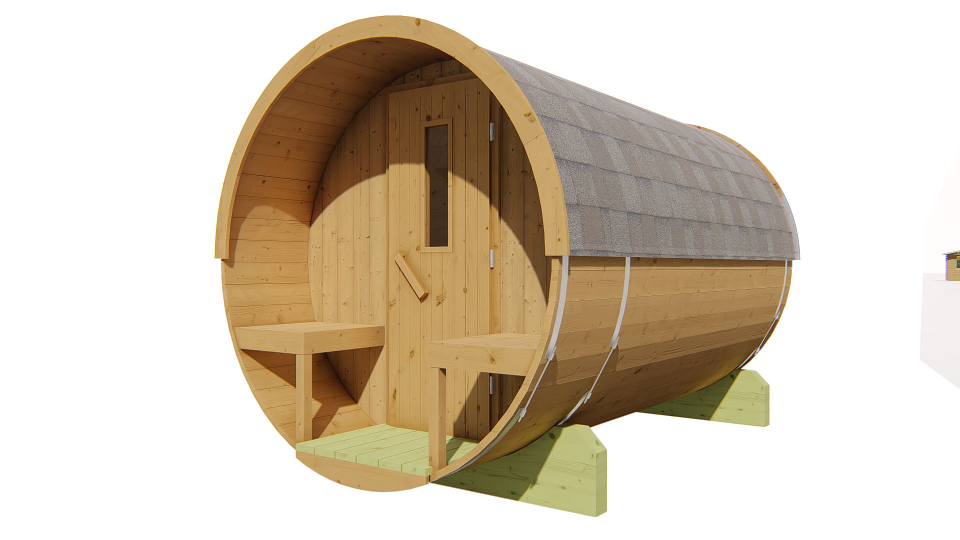 Sauna Barrel Ø205x300 (Abeto) - Image 9