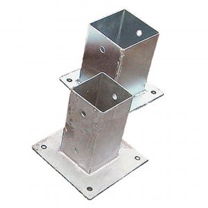 Suporte para postes secção 7,10x7,10cm