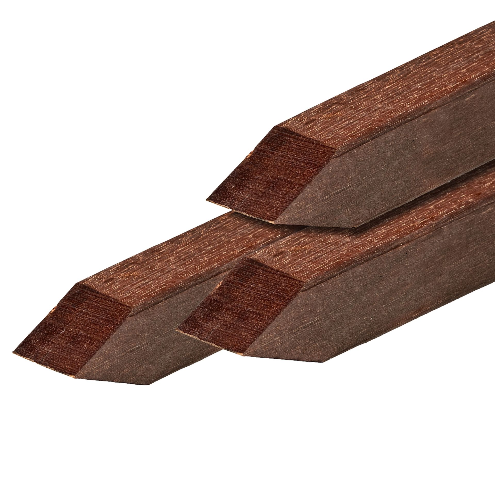 Poste abicados Madeira Hardwood secção 6.5x6.5cm