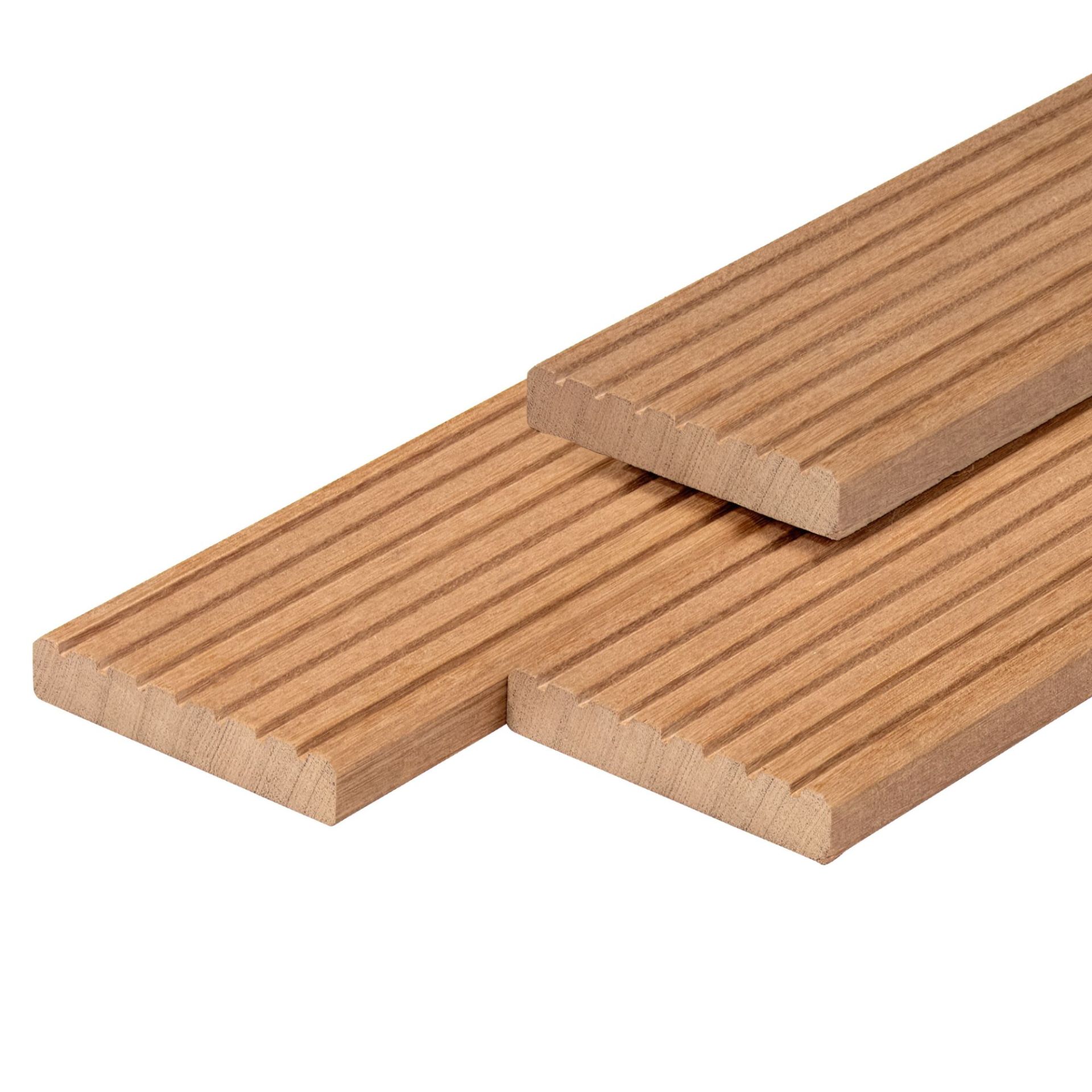 Tábua de deck Bangkirai 2.5x14.5cm (vários comprimentos)