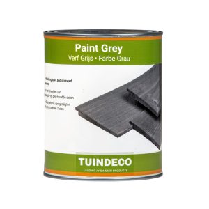 Tinta para madeira 1L- cor cinza
