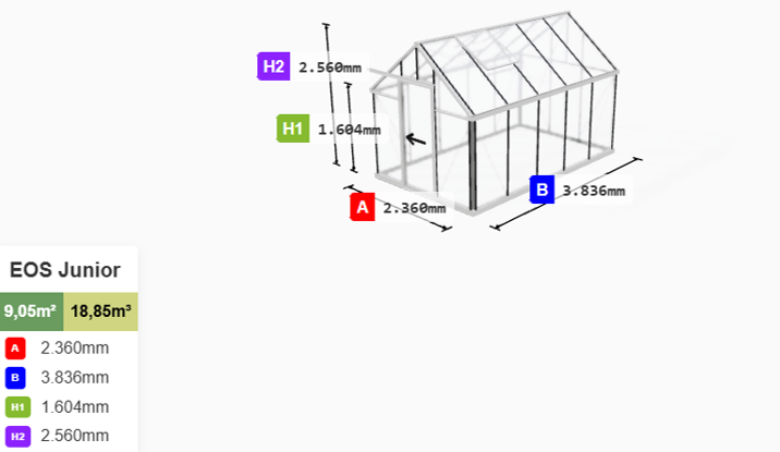 EOS JUNIOR ( 7,3m²- 10,8m²) - Image 3