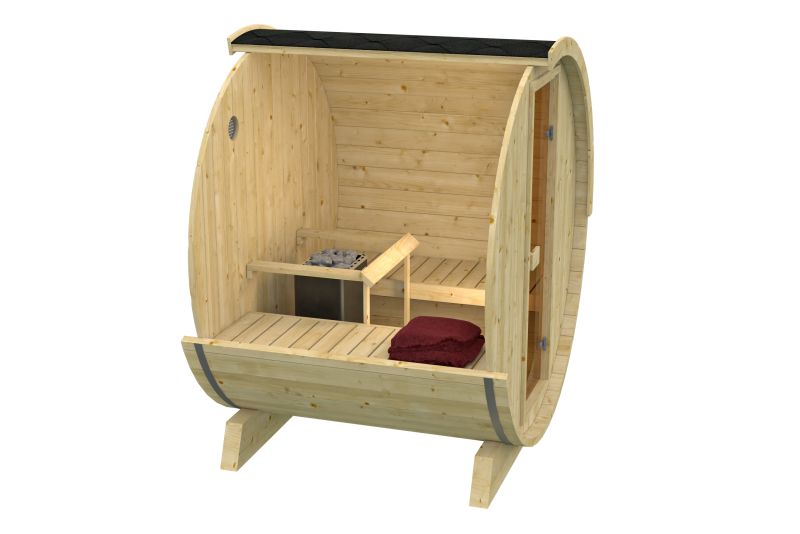 Sauna Barrel Ø205x160 (Abeto) - Image 2