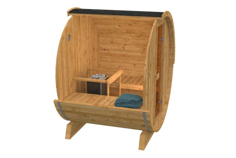 Sauna Barrel Ø205x160 (madeira termo tratada) - Image 4