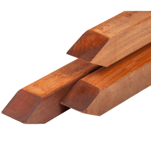 Poste abicado Madeira Hardwood_Azobé secção 6.5x6.5cm